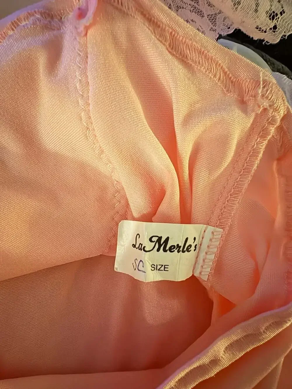 La Merle's Pink Lace and Sequin Heart Ballet Dance Costume Tutu Dress Size SC